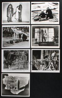 2a352 LOT OF 7 REPRO 8X10 STILLS FROM HORROR AND SCIENCE FICTION MOVIES '80s cool f/x scenes!