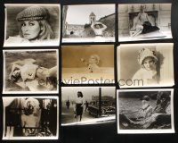 2a251 LOT OF 9 8X10 STILLS OF SEXY WOMEN PORTRAITS '30s-60s great images of pretty actresses!