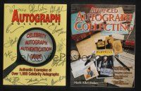 2a197 LOT OF 2 AUTOGRAPH COLLECTING SOFTCOVER BOOKS '90s-00s authentication guide & more!