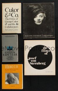 2a181 LOT OF 5 MOVIE RELATED SOFTCOVER BOOKS '70s Dietrich, Citizen Kane, Renoir, von Sternberg