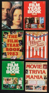 2a026 LOT OF 6 TRADE PAPERBACK MOVIE BOOKS '80s-90s Film Review, Movie Trivia Mania & more!