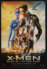 2a286 LOT OF 19 UNFOLDED MINI POSTERS FROM X-MEN: DAYS OF FUTURE PAST '14 cool montage art!