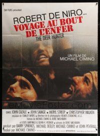 2b349 DEER HUNTER French 1p '78 directed by Michael Cimino, Robert De Niro, different image!