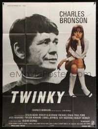 2b445 LOLA French 1p '70 sexy teen Susan George & almost 40 Charles Bronson, Twinky!