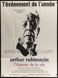2b449 LOVE OF LIFE French 1p '69 the human & humorous biography & music of Arthur Rubinstein!