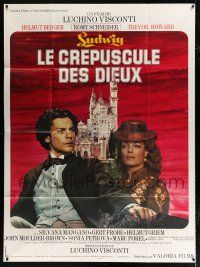 2b451 LUDWIG French 1p '73 Luchino Visconti, Helmut Berger as the Mad King of Bavaria!