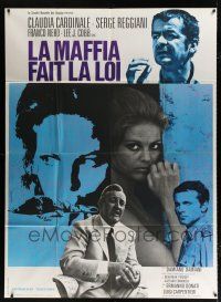 2b452 MAFIA French 1p '69 Franco Nero, Lee J. Cobb & sexy Claudia Cardinale, Damiano Damiani