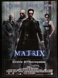 2b462 MATRIX French 1p '99 Keanu Reeves, Carrie-Anne Moss, Laurence Fishburne, Wachowski Bros!
