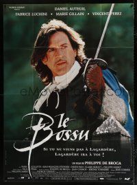 2b484 ON GUARD French 1p '97 Philippe de Broca's Le bossu, c/u of Daniel Auteuil holding sword!