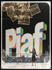 2b497 PIAF: THE EARLY YEARS French 1p '74 Guy Casaril, Brigitte Ariel as Edith, art by Ferracci!