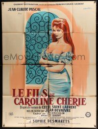 2b540 SON OF DEAR CAROLINE French 1p R1950s art of sexy Brigitte Bardot by Guy Gerard Noel!