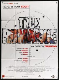 2b573 TRUE ROMANCE French 1p '93 Christian Slater, Patricia Arquette, Quentin Tarantino, different