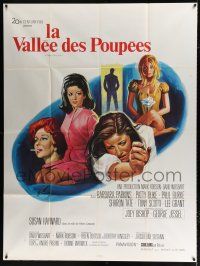 2b578 VALLEY OF THE DOLLS French 1p '67 Sharon Tate, Jacqueline Susann, different Grinsson art!