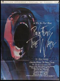 2b584 WALL French 1p '82 Pink Floyd, Roger Waters, classic rock & roll art by Gerald Scarfe!