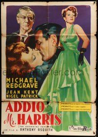2b024 BROWNING VERSION Italian 1p '51 Michael Redgrave's wife is cheating on him, Manno art!
