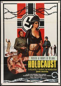 2b065 HOLOCAUST PARTE SECONDA Italian 1p '80 serious movie with wild Nazi sexploitation image!