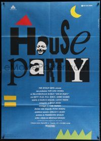 2b069 HOUSE PARTY Italian 1p '90 different image of Kid 'n' Play in the title!