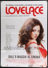 2b094 LOVELACE Italian 1p '13 Amanda Seyfried as the famous Deep Throat sex star!