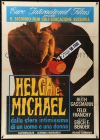2b101 MICHAEL & HELGA Italian 1p '68 an adventure into the unexplored lands of love, different!