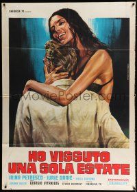 2b165 WOMAN FOR A SEASON Italian 1p '68 Rautaciousul adolescent, Piovano art of sexy Irina Petrescu