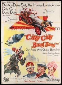 2b181 CHITTY CHITTY BANG BANG Italian 2p '69 Dick Van Dyke, Sally Ann Howes, art of flying car!