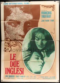 2b259 TWO ENGLISH GIRLS Italian 2p '72 Francois Truffaut directed, Jean-Pierre Leaud, different!