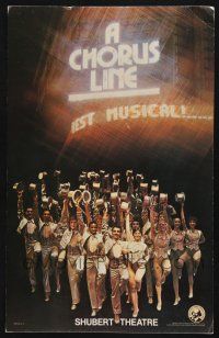 2b673 CHORUS LINE stage play WC '79 cool cast portrait from Shubert Theatre performance!