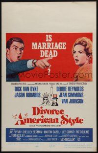 2b690 DIVORCE AMERICAN STYLE WC '67 Dick Van Dyke points at Debbie Reynolds, is marriage dead?
