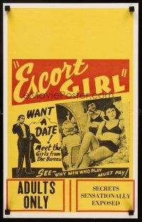 2b706 ESCORT GIRL WC '41 see why men who play with half-naked bad girls must pay!