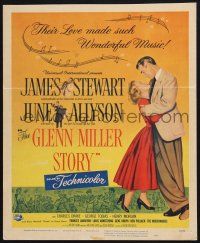 2b731 GLENN MILLER STORY WC '54 James Stewart in the title role, June Allyson, Louis Armstrong!