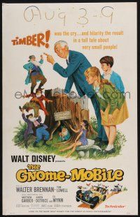2b732 GNOME-MOBILE WC '67 Walt Disney fantasy, art of Walter Brennan & lots of little people!