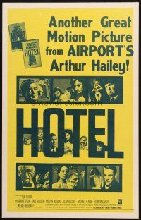 2b762 HOTEL Benton WC '67 from Arthur Hailey's novel, Rod Taylor, Catherine Spaak, Karl Malden