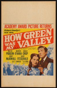 2b765 HOW GREEN WAS MY VALLEY WC R46 John Ford, cool montage of entire cast, Best Picture 1941!