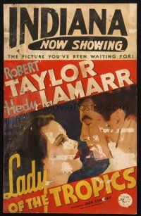 2b798 LADY OF THE TROPICS WC '39 romantic close up of beautiful Hedy Lamarr & Robert Taylor!