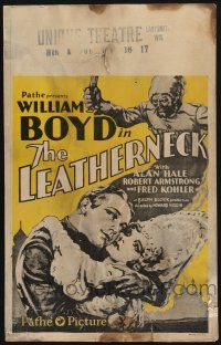 2b804 LEATHERNECK WC '29 American soldier William Boyd in romance & intrigue at the end of WWI!