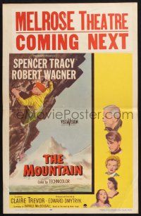 2b836 MOUNTAIN WC '56 mountain climber Spencer Tracy, Robert Wagner, Claire Trevor!