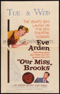 2b856 OUR MISS BROOKS WC '56 school teacher Eve Arden is making passes after classes!