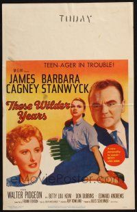 2b944 THESE WILDER YEARS WC '56 James Cagney & Barbara Stanwyck have a teenager in trouble!