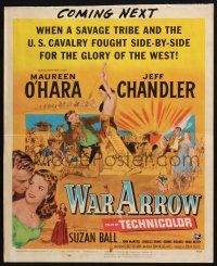 2b976 WAR ARROW WC '54 George Sherman, Maureen O'Hara & Jeff Chandler fight Native Americans!