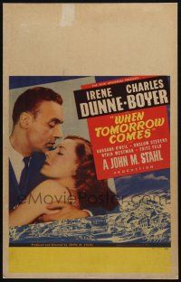 2b981 WHEN TOMORROW COMES WC '39 great romantic close up of Irene Dunne & Charles Boyer!