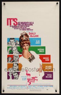 2b988 WOMAN TIMES SEVEN WC '67 sexy Shirley MacLaine is as naughty as a pink lace nightgown!