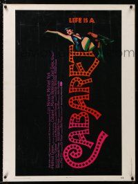 2c284 CABARET 30x40 '72 Liza Minnelli sings & dances in Nazi Germany, directed by Bob Fosse!