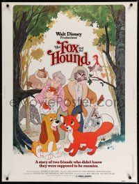 2c302 FOX & THE HOUND 30x40 '81 two friends who didn't know they were supposed to be enemies!