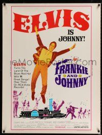 2c303 FRANKIE & JOHNNY style Z 30x40 '66 Elvis Presley turns the land of the blues red hot!