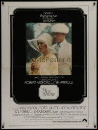 2c307 GREAT GATSBY 30x40 '74 Robert Redford, Mia Farrow, from F. Scott Fitzgerald novel!