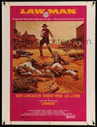 2c320 LAWMAN 30x40 '71 Burt Lancaster, Robert Ryan, Lee J. Cobb, directed by Michael Winner!