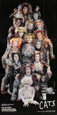 2c045 CATS stage play 3sh '87 Andrew Lloyd Webber's classic Broadway musical!
