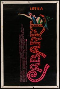 2c388 CABARET 40x60 '72 Liza Minnelli sings & dances in Nazi Germany, directed by Bob Fosse!