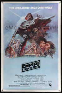 2c404 EMPIRE STRIKES BACK style B 40x60 '80 George Lucas sci-fi classic, cool artwork by Tom Jung!