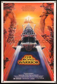 2c418 MAD MAX 2: THE ROAD WARRIOR 40x60 '82 Mel Gibson returns as Mad Max, art by Commander!